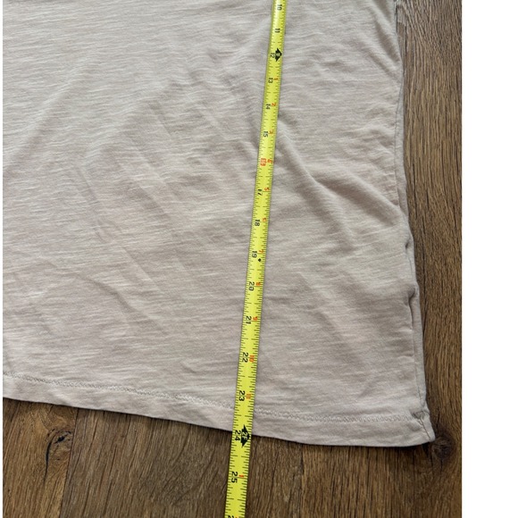 Madewell Womens Slub Cotton V-Neck Tank Top Tan Beige MD045 Size S - Picture 3 of 7